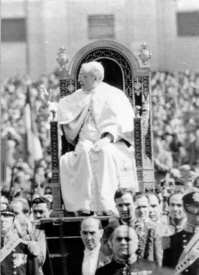 Papa Pio XII pouco antes de sua morte